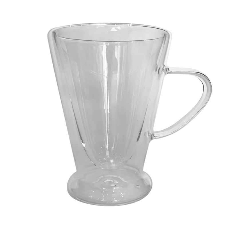 Ever Rich ® Double Wall Glasses Espresso Coffee - Tea - Cappuccino - Clear Glass Cups - Heatproof Insulated Glass (320ML) — image 1