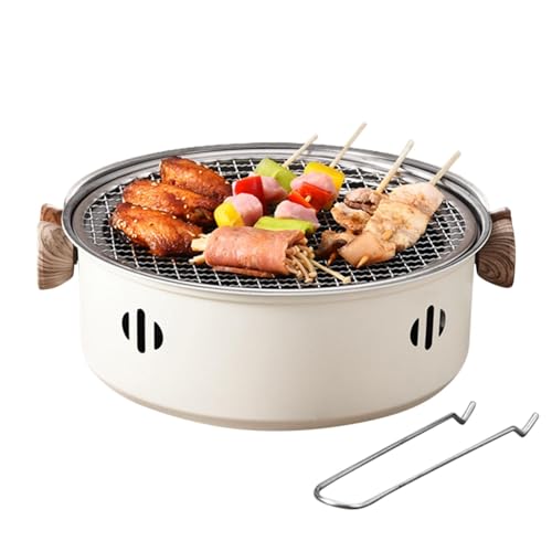 Parrilla Carbón, Parrilla Carbón Portátil, Parrilla Carbón Barbacoa | Parrilla Carbón Antiadherente , Parrillas Barbacoa Antiadherentes, Parrilla Mesa Estufa Carbón Portátil Para Interior