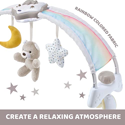 chicco 10473000000 2-in-1 regenbooglaken voor kinderbed met licht en melodieën Sky Play Arch, neutraal beige, 1 count… - Image 4