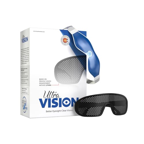 Ultra Vision Pinhole Glasses for Eyesight Improvement & Vision Co...