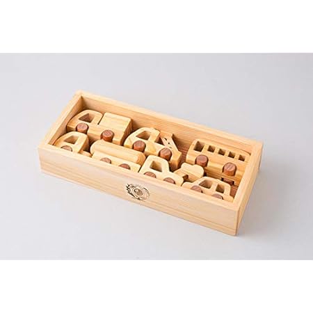 Amazon Co Jp 山のくじら舎 はたらく自動車 積み木 おもちゃ