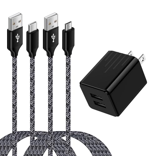 Cargador rápido Kindle de 10 W de repuesto para todos los Kindle Paperwhite/Kindle Scribe/Colorsoft/Oasis/Voyage/Kindle Touch/DX/Keyboard/Kids Edition/E Reader/Fire HD/Kids Pro, con cable USB C de 6