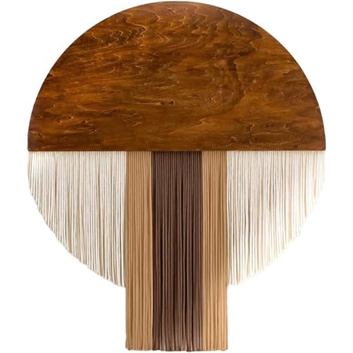 Tapiz de macramé bohemio para transformar la pared de tu dormitorio con borlas 2