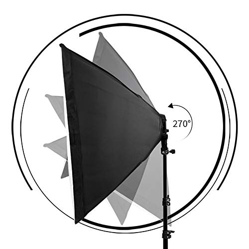Kit Iluminação Estúdio Softbox Quad ES470 60x80 com Tripé