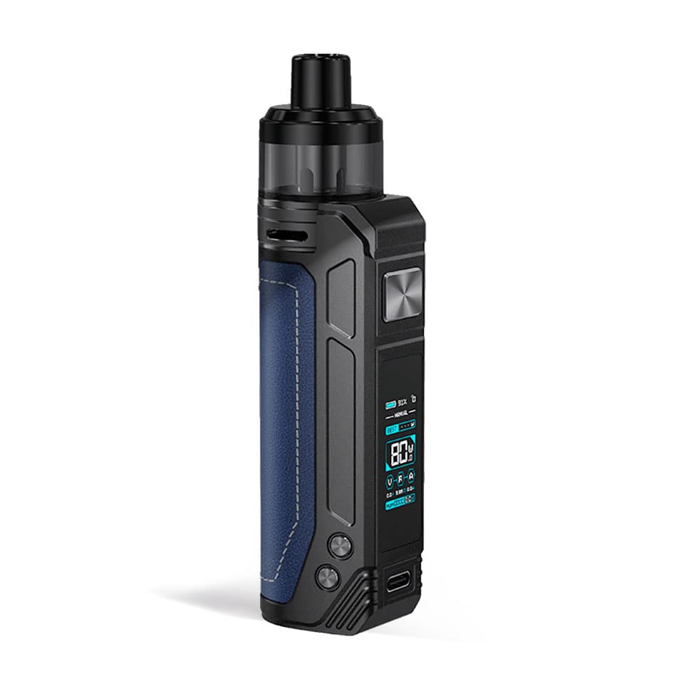 aspireBP80 80W Kit: Powerful Performance, Sleek Design, and Versatile Features for Exceptional Vaping Satisfaction, Grab Yours Today (Navy Blue) 2mL Capacity E Cigarettes Vape No Nicotine