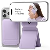 MOFT【公式直営店】スマホスタンド 三脚 MagSafe対応 スマホ三脚 20cm高位置撮影 七変化マルチスタンド 卓上 折りたたみ式 薄型・軽量 コンパクト 多角度調整 強力マグネット iPhone 17/16/15/14/13/12対応 自撮り・撮影・動画視聴・テレワーク・旅行用 携帯スタンド MOVAS™耐久素材 シール付（カード収納なし）