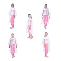 Start and Drive Ltd Poncho for Children Boys & Girls, Disposable Kids Raincoat Waterproof Rain coat Cape, Light weigh