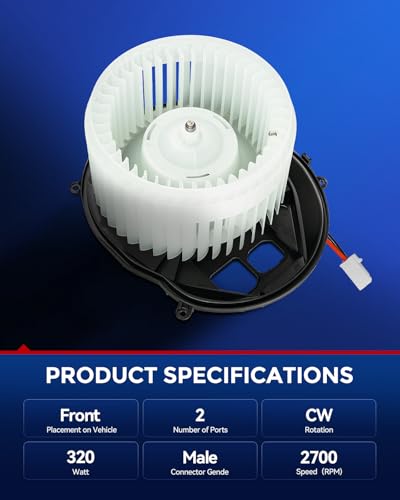 Image of KAX AC Blower Motor Fit for Volvo S60 2001-2009, S80 1999-2006,V70 2001-2007, XC70 2003-2007, XC90 2003-2014 HVAC Heater Blower Motor Replaces# 700186,75163,75861