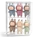 Display Case Compatible with Labubu POP MART, Acrylic Clear Display Box Shelf for POP MART Labubu Doll, 1 Pack