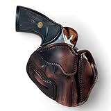 1791 Gunleather L & K Frame Revolver Holster, Leather Holster Fits Revolvers with max 3' Barrel Length, Compatible with 3' inch Colt Python, Rossi RP 63, Smith & Wesson 686, 66 Combat, 60 and 19