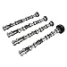 Charouse 5184377AG 4Pcs Engine Camshaft Set Compatible with 2011-2016 Dodge Charger Journey Challenger Durango Ram 1500 Jeep Cherokee Wrangler Grand Chrysler 200 300 3.6L 5184378AG 5184379AG 5184380AG