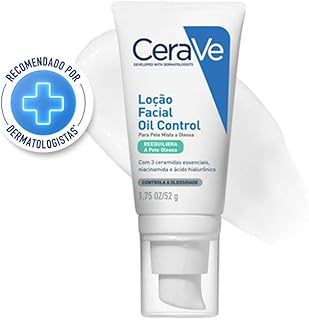 Cerave loção facial hidratante oil control para pele mista a oleosa c