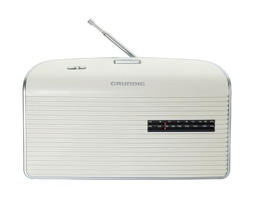 Grundig Music 60, empfangsstarkes Radio im modernen Design, white/silver