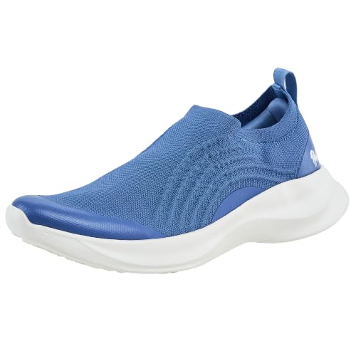 Image of Neeman's Curve Knit Slip On Shoes for Men | Casual Slip On Shoes | Lightweight Walking Shoes | Breathable Knit Upper | Comfortable Cushioned Shoes | Stretch Fit | EVA Sole with Grip