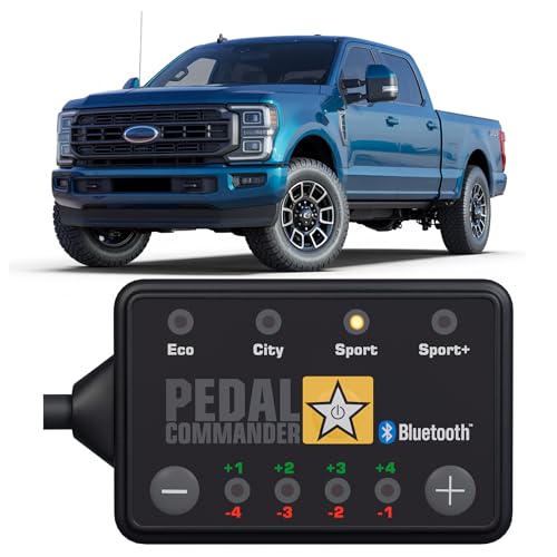 PEDAL COMMANDER Throttle Response Controller Compatible with Ford F-250 2011-2025, Plug-and-Play, 4 Driving Modes 36 Sensitivity Levels, App Control, Anti-Theft, Performance Upgrade, F250 Accessories