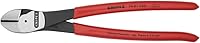 KNIPEX 74 01 250 SBA 10-Inch High Leverage Diagonal Cutters - German-Made Precision Wire Cutters for Pros
