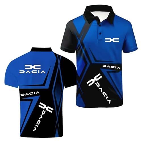 Camisetas Futbol Da.ci-a, Camiseta de Solapa para Correr Casual, Verano Ropa Ligera y Transpirable de Trabajo(Slanse,XXL)