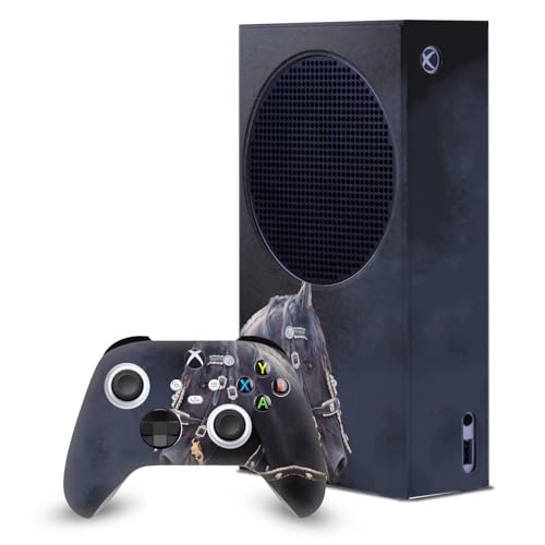 Skin Xbox Series S Simone Gatterwe habillage vinyle haute finition cheval frison