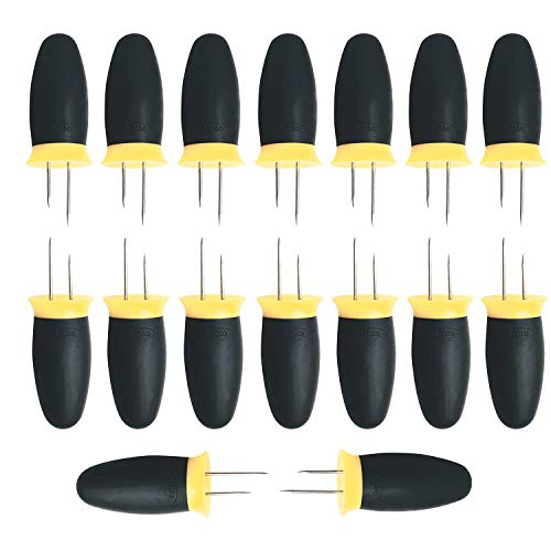 OXO Good Grips Stainless Steel Non Slip Corn Holders, Set of 16