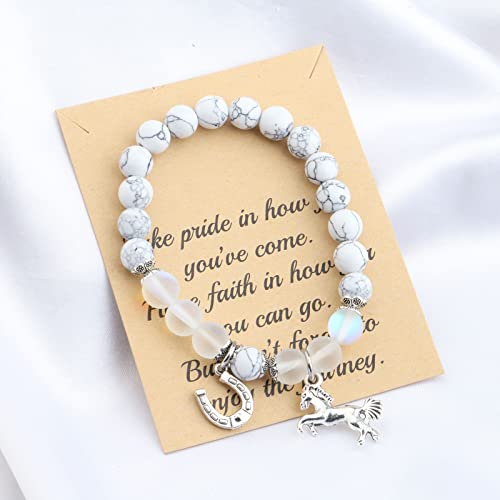 FUSTMW Horse Pendant Necklace Horse Lover Gifts for Horse Rider Equestrian Gifts Horse Horse Inspirational Gift3