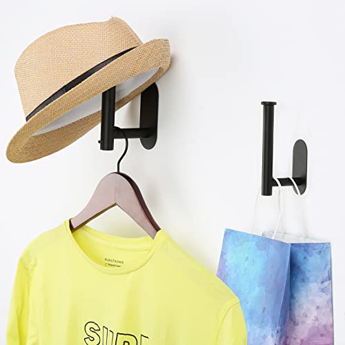 Tririte 3 Pack Hat Rack For Baseball Caps, 304 Stainless Steel Hat Storage Organizer Holder For Wall With Hooks, Paste Metal Hat Holder For Closet Door Bedroom Entryroom Laundry #TOP1