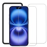 iPhone 16 Pro 用 ガラスフィルム いPhone 16 Pro 対応 保護 フィルム アイフォン 16 プロ 適用 強化 ガラス ガイド枠付き 2枚入り SMPURF SPSI16P