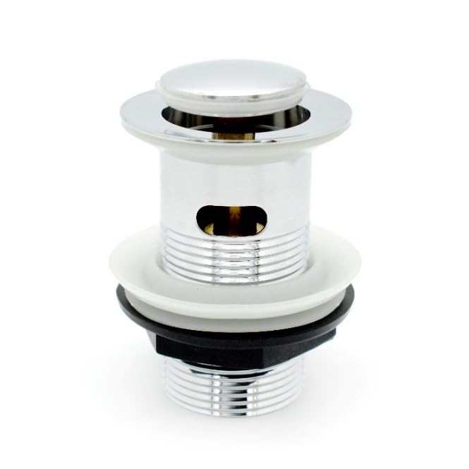 Moderna Bathroom Basin Mixer Tap - 35mm Cartridge, Chrome Mono Mixer - Image 3