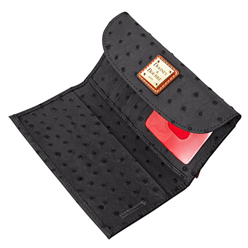 Dooney & Bourke Ostrich Continental Clutch Wallet #TOP2
