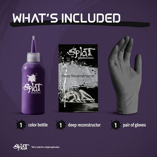 Splat | Midnight Complete Kit | Hair Dye | Semi-Permanent | Long Lasting | Vegan and Cruelty-Free (Midnight Tanzanite) - Thumbnail 5