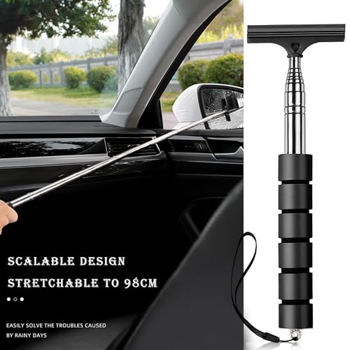 Yzxodn SMS-111 3 Pcs Side Mirror Squeegee,Car Mirror Squeegee,Retractable Car Rearview Mirror Wiper,Portable Car Cleaning Tool thumb #3