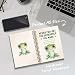 SkyCozy Cute Frog Notebook Journal Gifts for Teens Girl Boy & Women, Cute School Supplies - Funny Frog Lovers Gifts for Men Women Coworkers Stress Relief Inspirational Support Notebook 5.5x8.3 Inch