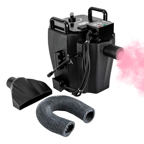 Máquina de niebla de hielo seco profesional de 3500 W y 110 V, con boquilla grande y niebla baja para escenarios