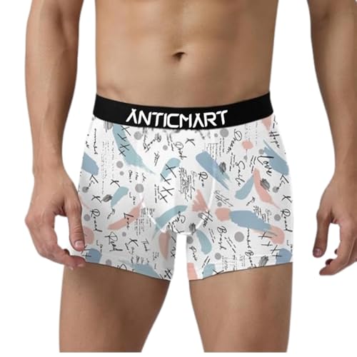 Image of Men's Extra Thin Elastic Ice Silk Underwear - Long, Comfortable, Breathable Boxer Brief Trunks (Pack of 3)