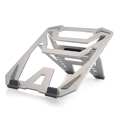 C3Tech Base Para Notebook NBC-200SI 14" Prata Dobrável e com Ajuste de Altura Estrutura de Alumínio