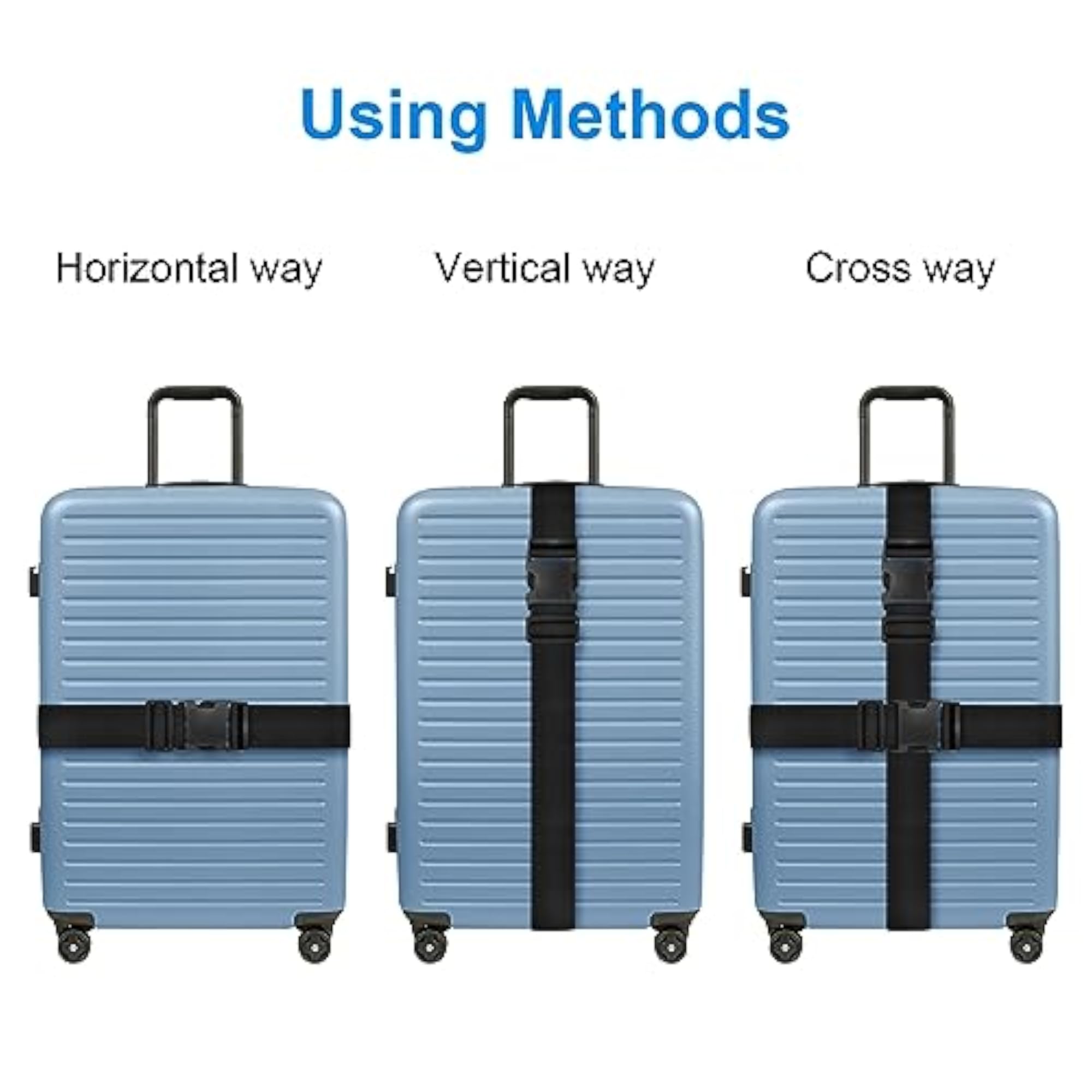 Luggage Straps Black