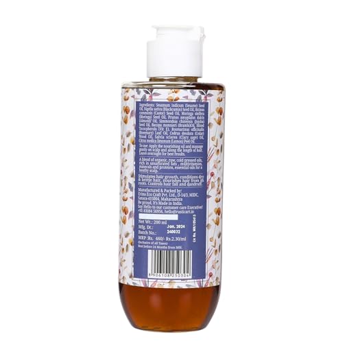 Rustic Art Rosemary Nourishing Hair Oil 200ml - Image 7