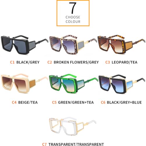 Lunettes de soleil surdimensionnées pour bloquer l'éblouissement avec style - 2