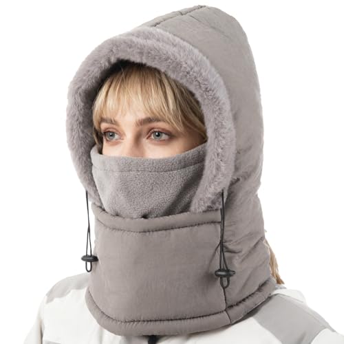 Balaclava Fleece Ski Mask Grey
