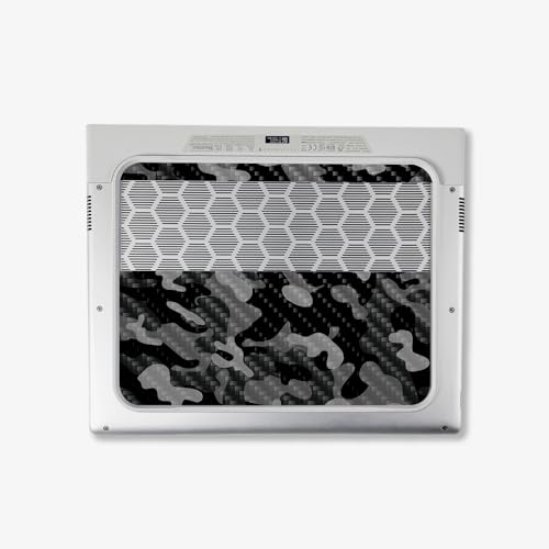 Image of MightySkins Carbon Fiber Skin Compatible with Alienware X14 R2 (2023) Full Wrap Kit - Black Camo | Protective, Durable Textured Carbon Fiber Finish | Easy to Apply & Change Styles | Made in The USA