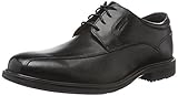 Strukturierte Gummilaufsohle Rockport Herren ESSENTIAL DETAILS II BIKE OX Derby, Schwarz (Black LEA), 44.5 EU