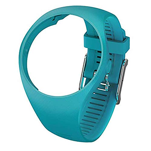 Correa para la Muñeca, Pulsera Accesorios Smartwatch con Hebilla Universal Correr Recambio Moderno Bandas Portátil Deportivo Silicona Suave Funda para Polar M200 - Verde Azulado, Free Size