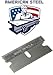 FitAll - 50 Pack Razor Blades - Single Edge, Made in USA - Fits All Safety Standard Scrapers - Heavy Duty, Extra Sharp - 50 Pieces