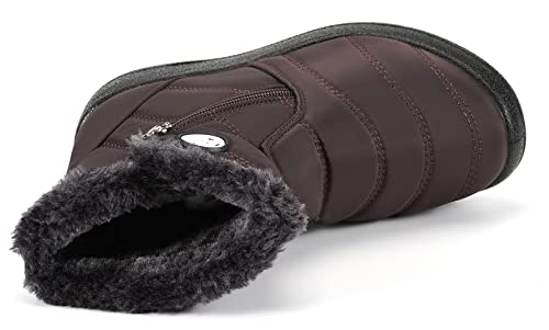 Girl's Boy's Winter Snow Boots Ankle Boots for Kids Boots Warm Fur Anti-Slip4