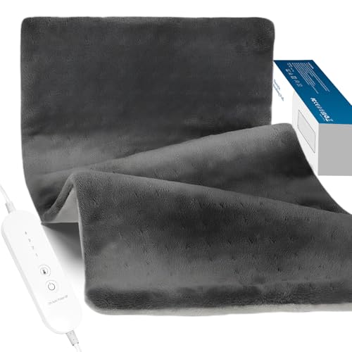 Image of Heating Pad for Back Pain Relief & Period Cramps,12x24 Inches,XL Heating Pad for Shoulder and Neck,with 4 Temperature Controllers | Auto Shut-Off | Dry /Moist Heat Therapy, Gift for Women Men