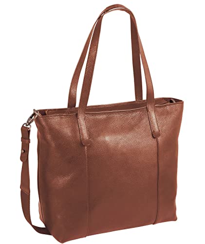 camelactive bags_Womenwear Sona Damen Shopper L, cognac, 40x13x30