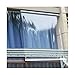 GDMING Balcón Impermeable Cortina, Transparente Persianas Enrollables Abajo Ventanas Cubrir para A...
