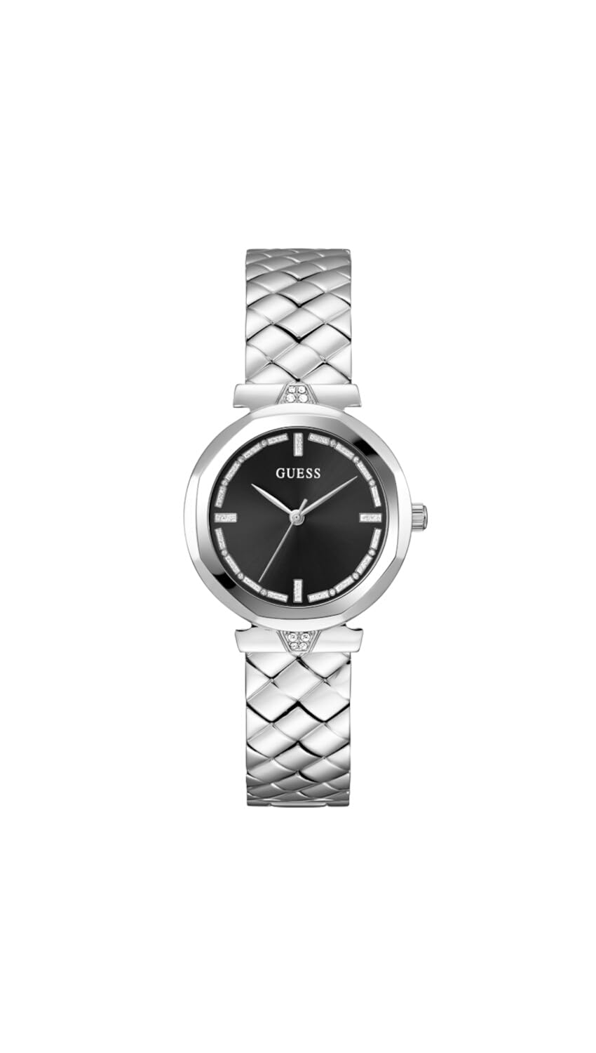 Guess Women's Silver Gw0613l1 Rumour Quartz Watch In | Size: 34Mm
