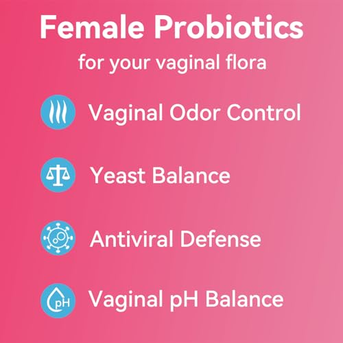 gynable vaginal probiotics for womenfemale probiotic for ph balance with lactobacillus 5 billion cfu probiotics blendselenium-vitamin d3promote healthy vaginal odor amp vaginal flora30 count