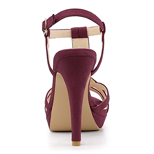 Allegra K Sandale à Talons Plateforme Confortable Contre Douleur