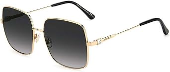 JIMMY CHOO Dark Grey Square Ladies Sunglasses LILI/S 02M2/9O 58